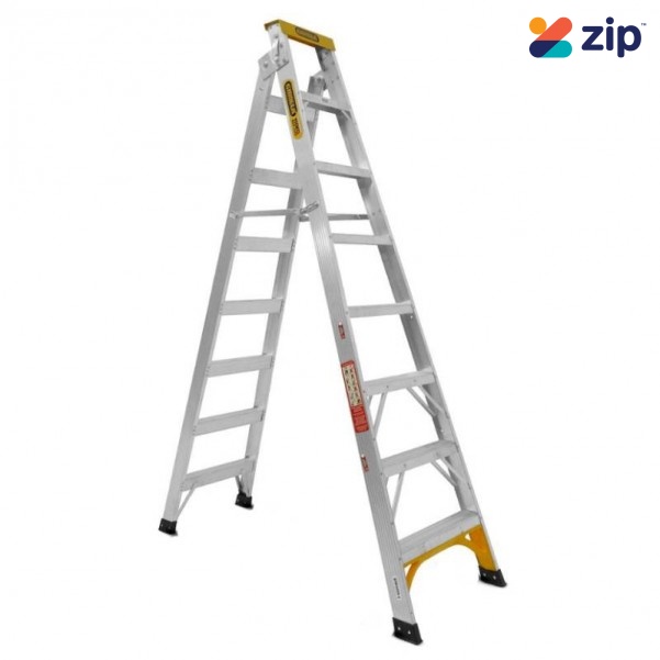 Gorilla DM008-I - 2.4-4.5m 150kg Industrial Aluminium Dual Purpose Double Sided Ladder