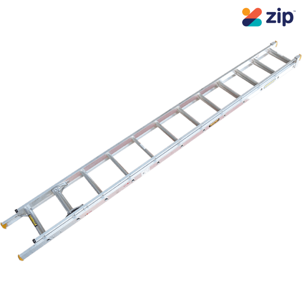 Gorilla Ladders EL12/21-IH - 3.7m-6.5m 150kg Industrial Aluminium Extension Ladder Extension Ladders & Single Builders