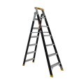 Gorilla Ladders FDM007-PRO - 2.05 - 3.74m 7 Step PRO-LITE Fibreglass Dual Purpose Ladder