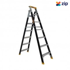 Gorilla Ladders FDM007-PRO - 2.05 - 3.74m 7 Step PRO-LITE Fibreglass Dual Purpose Ladder
