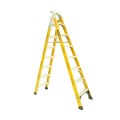 Gorilla Ladders FDM008-I - 2.4-4.5m 150KG Industrial Fibreglass Dual Purpose Ladder