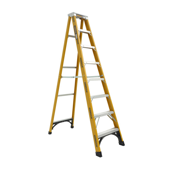 Gorilla Ladders FM008-HD - 180kg Heavy Duty 2.4m Single Sided Fibreglass Ladder Step Ladders Gorilla Ladders FM008-HD - 180kg Heavy Duty 2.4m Single Sided Fibreglass Ladder Step Ladders