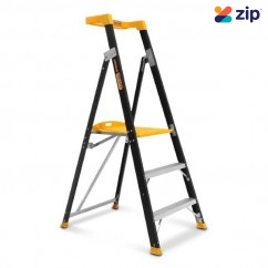 Gorilla Ladders FPL003-PRO - 0.85m 150kg 3-Step Fibreglass Industrial Platform Ladder