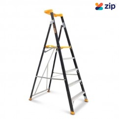 Gorilla Ladders FPL005-PRO - 1.5m 150kg 5-Step Fibreglass Industrial Platform Ladder
