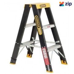 Gorilla Ladders FSM003-C - 0.9m 120Kg Industrial Fibreglass Double Sided Step Ladder