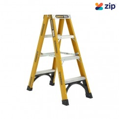Gorilla Ladders FSM004-HD - 180kg Heavy Duty 1.2m Double Sided Fibreglass Ladder Step Ladders