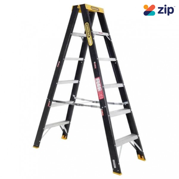 Gorilla Ladders FSM006-C - 1.8m 120Kg Industrial Fibreglass Double Sided Step Ladder