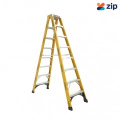 Gorilla Ladders FSM008-HD - 180kg Heavy Duty 2.4m Double Sided Fibreglass Ladder Step Ladders
