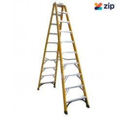 Gorilla Ladders FSM010-I - 3.0m 150kg Industrial Fibreglass Double Sided Step Ladder