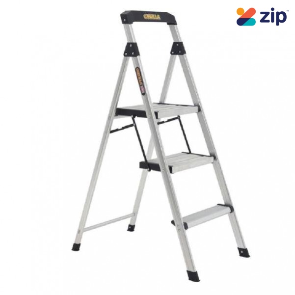 Gorilla GOR-3TT - 0.75m 120KG Domestic Aluminium Platform Step Ladder