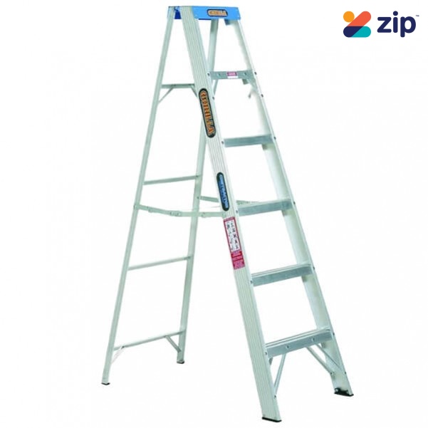 Gorilla Ladders M006-C - 1.8m 120Kg Industrial Aluminium Single Sided Step Ladder