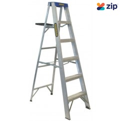 Gorilla Ladders M006-I 1.8m 150kg Industrial Aluminium Single Sided Step Ladder 