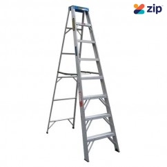 Gorilla Ladders M008-C - 2.4m 120Kg Industrial Aluminium Single Sided Step Ladder