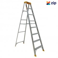 Gorilla Ladders M008-PRO - 2.4m 150kg Pro-Lite 8 Step A-framed Aluminium Single-Sided Ladder