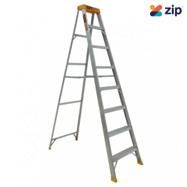 Gorilla Ladders M008-PRO - 2.4m 150kg Pro-Lite 8 Step A-framed Aluminium Single-Sided Ladder