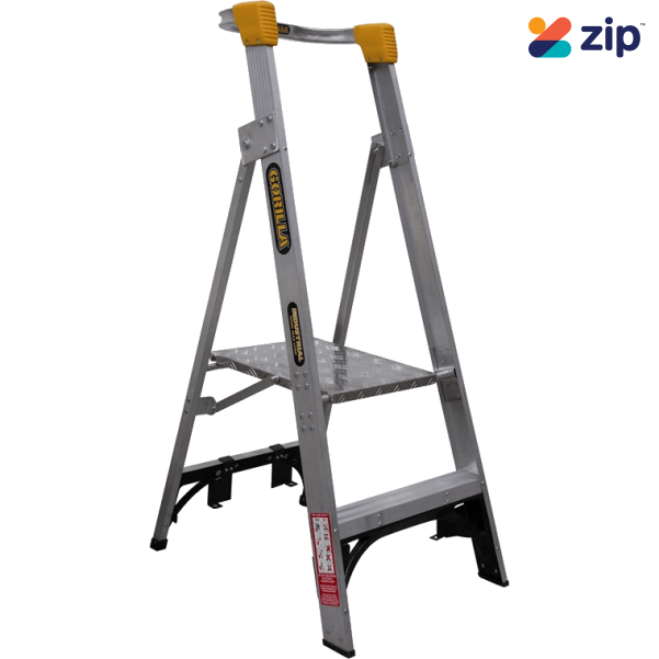 Gorilla Ladders PL002-I - 0.6m 150kg Industrial Aluminium Platform Ladder