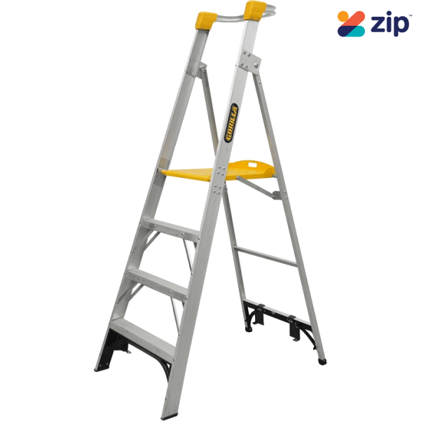 Gorilla Ladders PL004-I - 1.2m 150KG Industrial Aluminium Platform Ladder Platform Ladders & Order Pickers