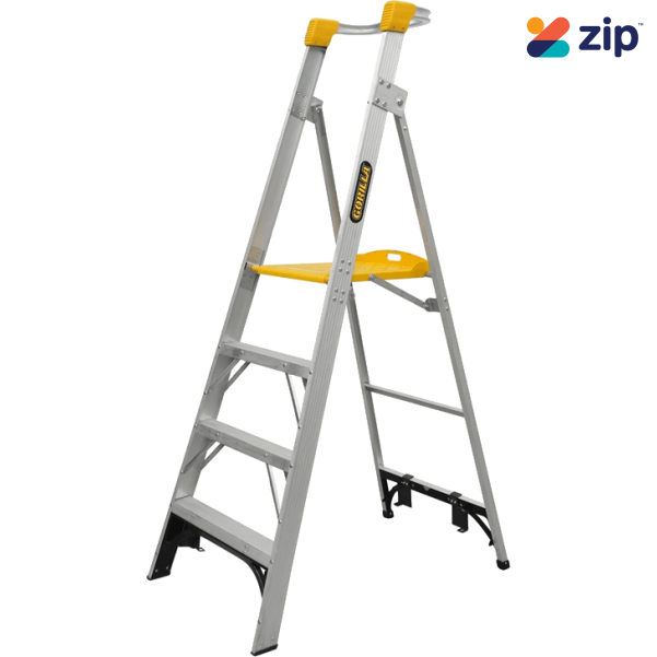 Gorilla Ladders PL004-I - 1.2m 150KG Industrial Aluminium Platform Ladder