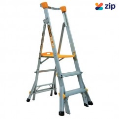 Gorilla Ladders PL0304-HD - 0.9-1.2m 180kg Aluminium Adjustable Platform Ladder