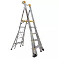 Gorilla Ladders PL0508-HD - 1.5-2.4m 180kg Aluminium Adjustable Platform Ladder