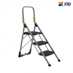 Gorilla Ladders PL3-STAIR - 0.65m 120kg 3-Step Industrial Steel Ladder