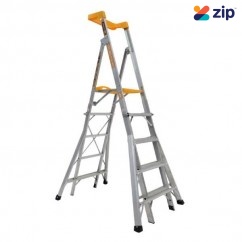 Gorilla Ladders RPL0508-I -1.45m - 2.35m 150kg Compact Aluminium Adjustable Platform Ladder