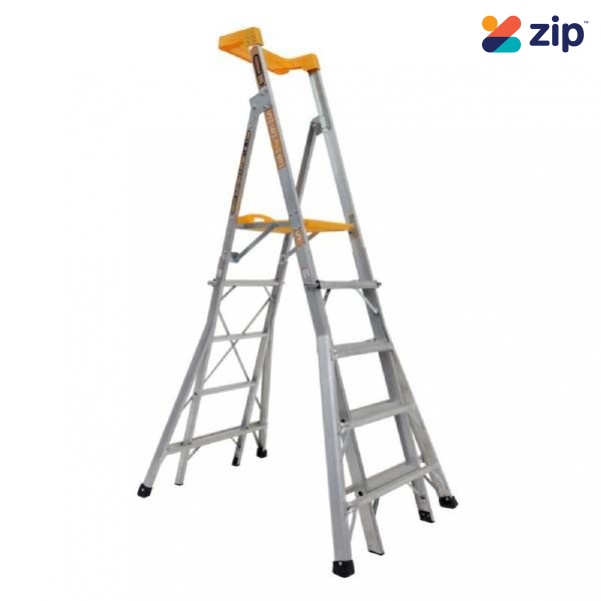 Gorilla Ladders RPL0508-I -1.45m - 2.35m 150kg Compact Aluminium Adjustable Platform Ladder