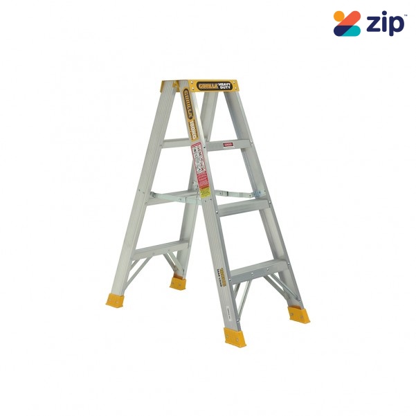 Gorilla Ladders SM004-HD - 180kg Heavy Duty 0.9m Double Sided Aluminium Ladder Step Ladders