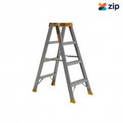 Gorilla Ladders SM004-PRO - 1.15m 150kg Pro-Lite 4 Step Double-Sided Aluminium Step Ladder