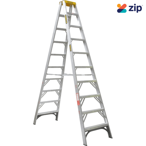 Gorilla Ladders SM010-I - 3.0m 150kg Industrial Aluminium Double Sided Step Ladder