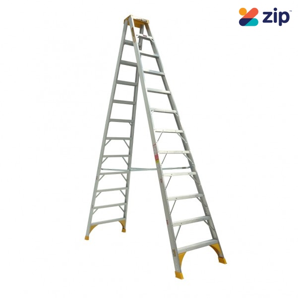 Gorilla Ladders SM012-HD - 180kg Heavy Duty 0.9m Double Sided Aluminium Ladder Step Ladders