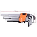 Harden 540605 - 9 Piece Metric Medium Hex Key Wrench Hex & Torx Key