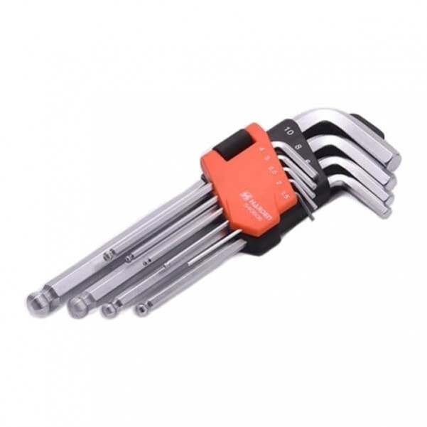 Harden 540606 - 9 Piece Metric Medium Ball Key Wrench Hex & Torx Key