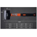 Harden 590415 - 450G Professional Rubber Mallet with Fibreglass Handle Hammers