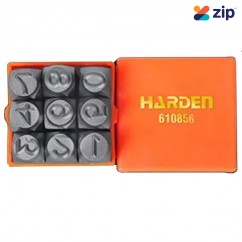 Harden 610856 - 9 Piece 6mm Steel Numbers