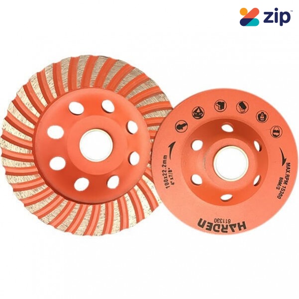 Harden 611330 - 100mm Diamond Cup Grinding Wheel