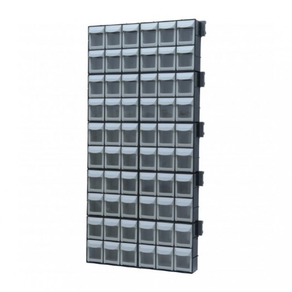 Hafco BK-60F - 60 Drawer Parts Storage Bin System S0353 Shelving & Tool Hanging