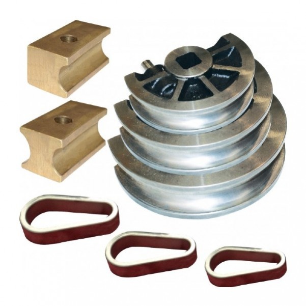 Hafco TBF-S253238 - 25.4, 31.8 & 38.1mm OD Round Cast Steel Tube Former Set T610 Power Tool Accessories