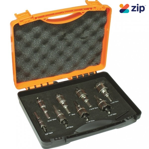 ALCOCK D108 - 16-35mm Carbide Tipped Hole Saw Set Holesaws