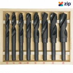 TM by Hafco D117 - 13-25mm 8pc Metric HSS Reduced Shank Drill Set
