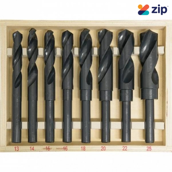 TM by Hafco D117 - 13-25mm 8pc Metric HSS Reduced Shank Drill Set Drill/Driver Bit Sets