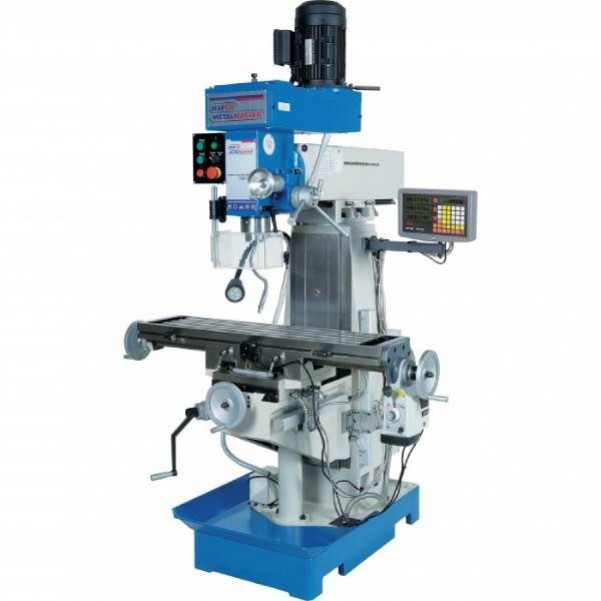 Hafco HM-51B - 240V Table Travel: (X) - 580mm (Y) - 190mm (Z) - 350mm Industrial Turret Milling Machine M577