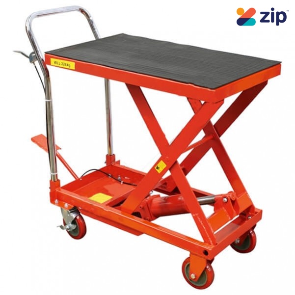 Hafco LT-226 - Hydraulic Lifter Trolley with 226kg Load Capacity J048 Workshop Trolleys