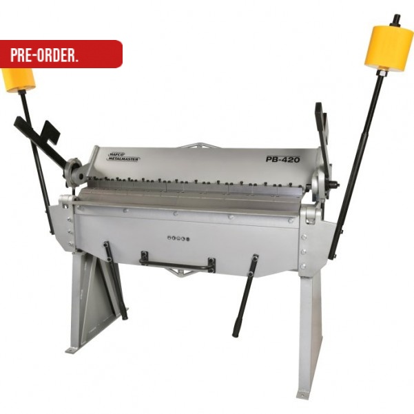 Hafco PB-420 - 1250 x 2.0mm Mild Steel Bending Manual Panbrake S255
