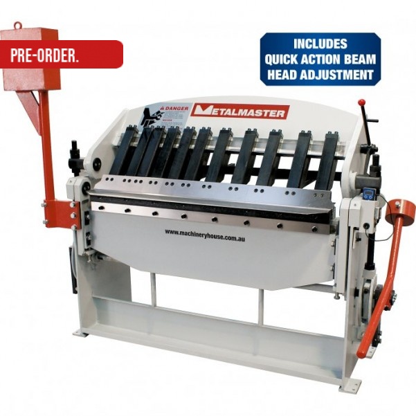 Hafco PB-422A - 1250 x 2.0mm METALMASTER Mild Steel Bending Manual Panbrake S262