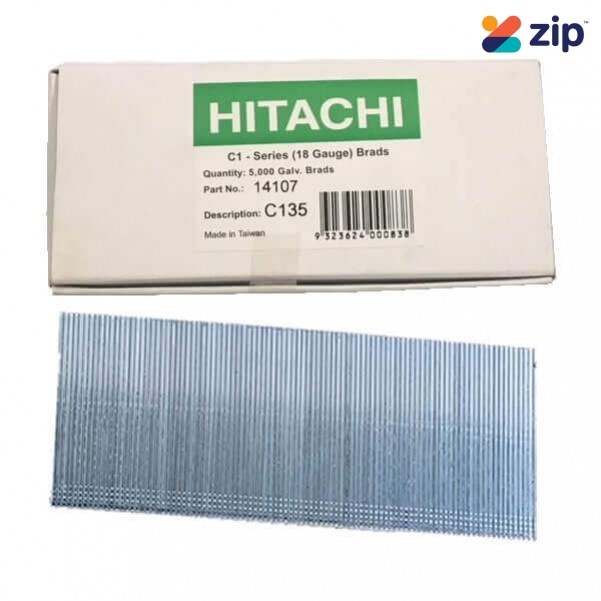 Hitachi C135 - 35mm 18 Gauge C1 Series Electro Galvanised Nails Pack of 5000