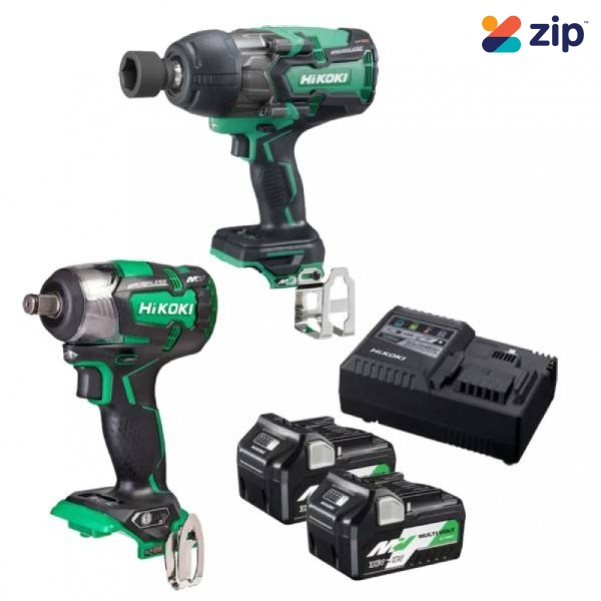 HiKOKI 36VWRENCHKIT1(HRZ) - 36V 5.0Ah/2.5Ah Cordless Brushless Impact Wrench Combo Kit