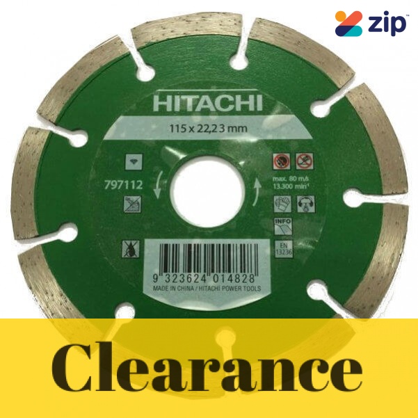 Hitachi 797112 - 115mm Diamond Segmented Blade Hitachi Accessories