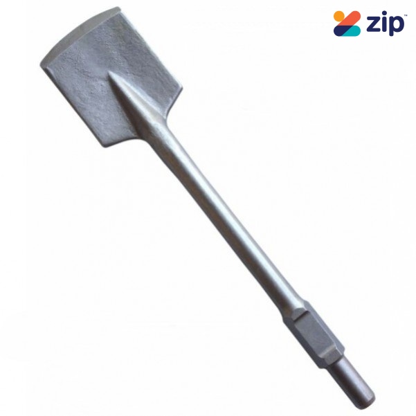 Hitachi 401922 - 30mm HEX Flat Clay Spade For Jack Hammers