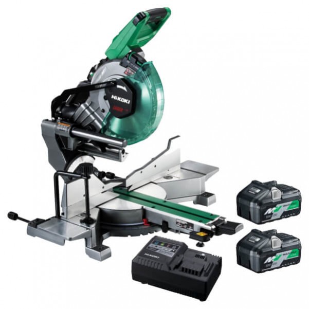 HiKOKI C3610DRA(HAZ) - 36V Multivolt 255mm (10") Cordless Brushless Slide Compound Miter Saw Combo Kit